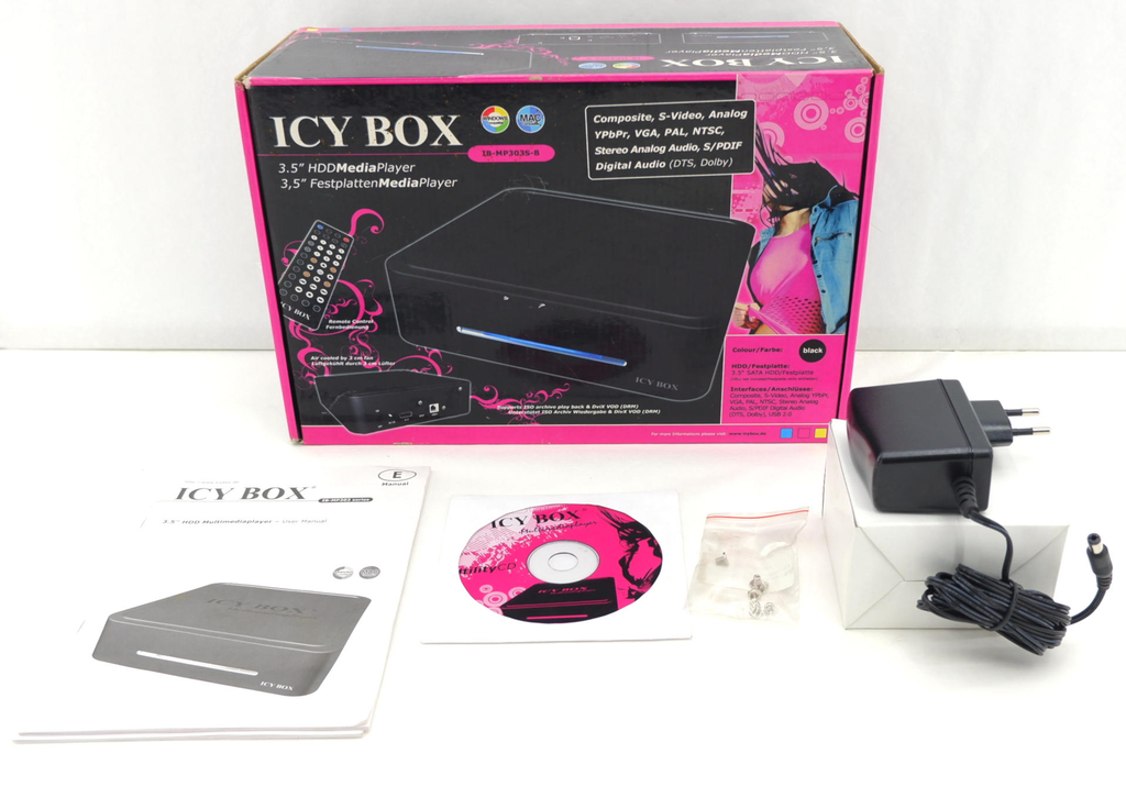 Медиаплеер RaidSonic ICY BOX IB-MP303S-B - Pic n 290372