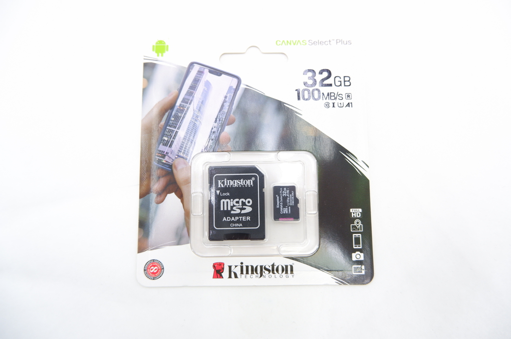 Карта памяти 32gb kingston canvas select plus sdhc uhs i u1 100 10 mb s