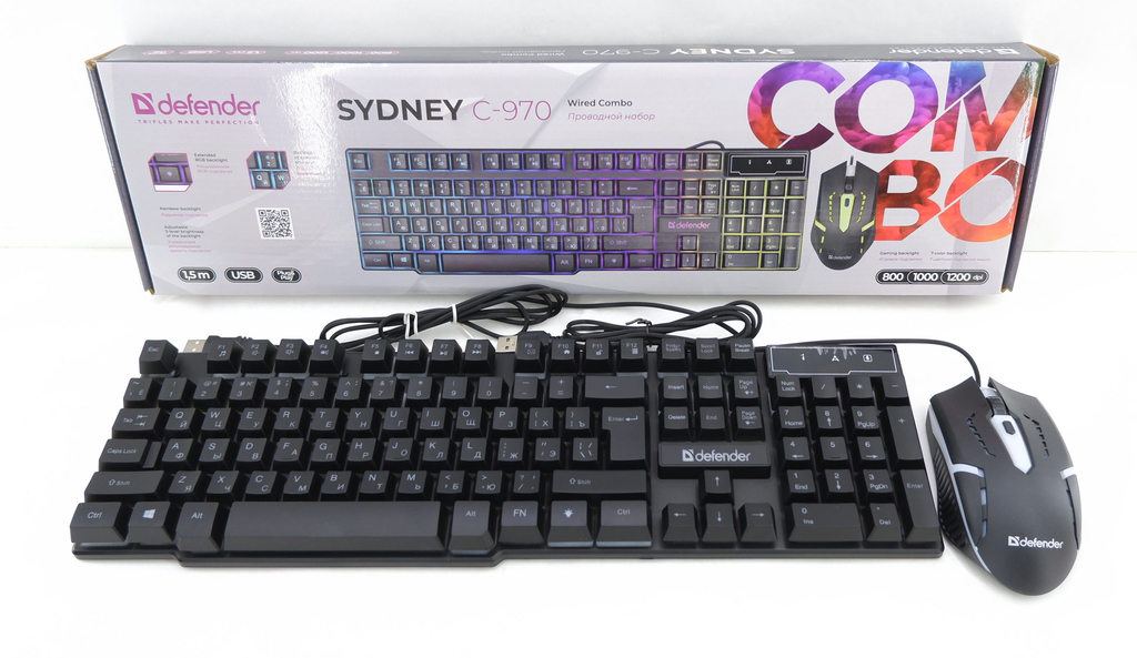 Проводной набор клава мышь Defender Sydney C-970 - Pic n 295569