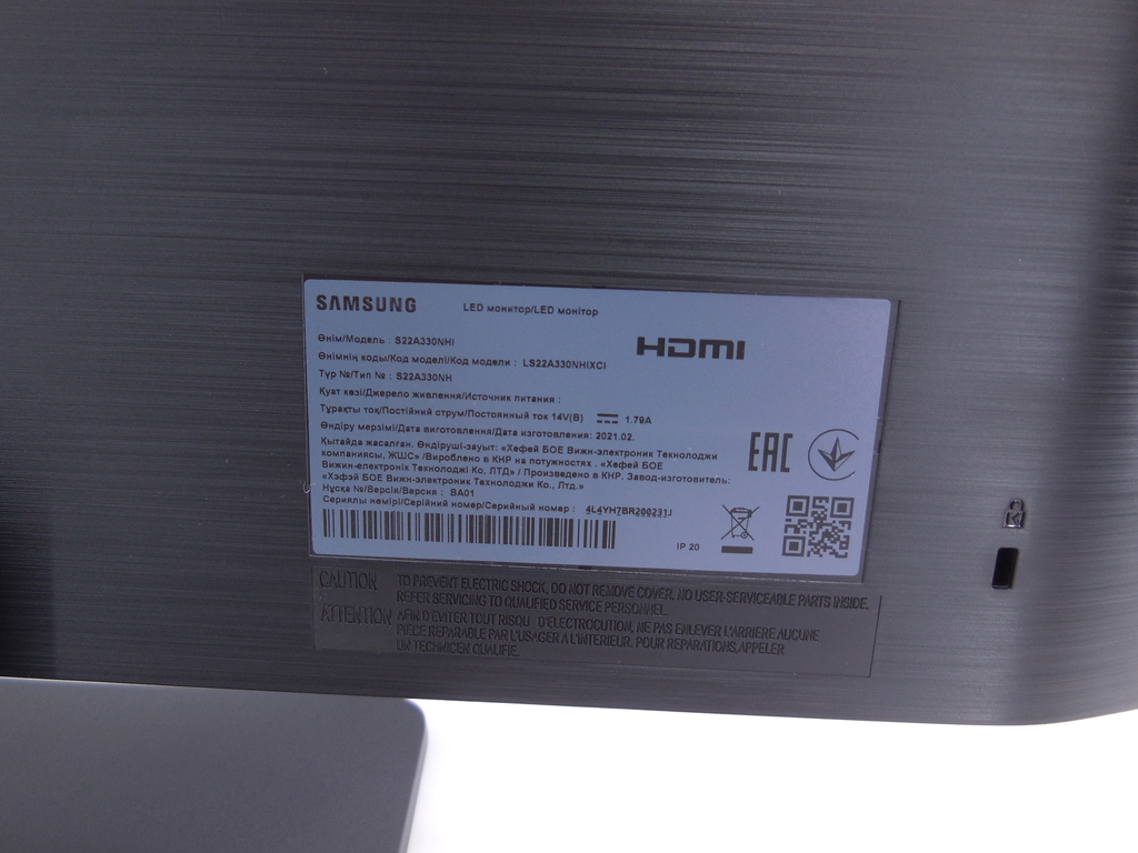 Монитор VA 21.5" Samsung S22A330NHI - Pic n 295701