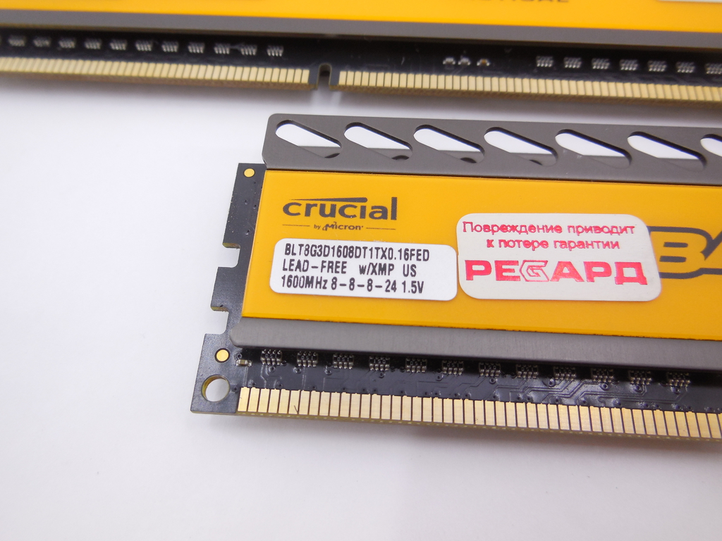 Память DDR3 16Gb KIT (2x8Gb) Crucial Ballistix - Pic n 296339