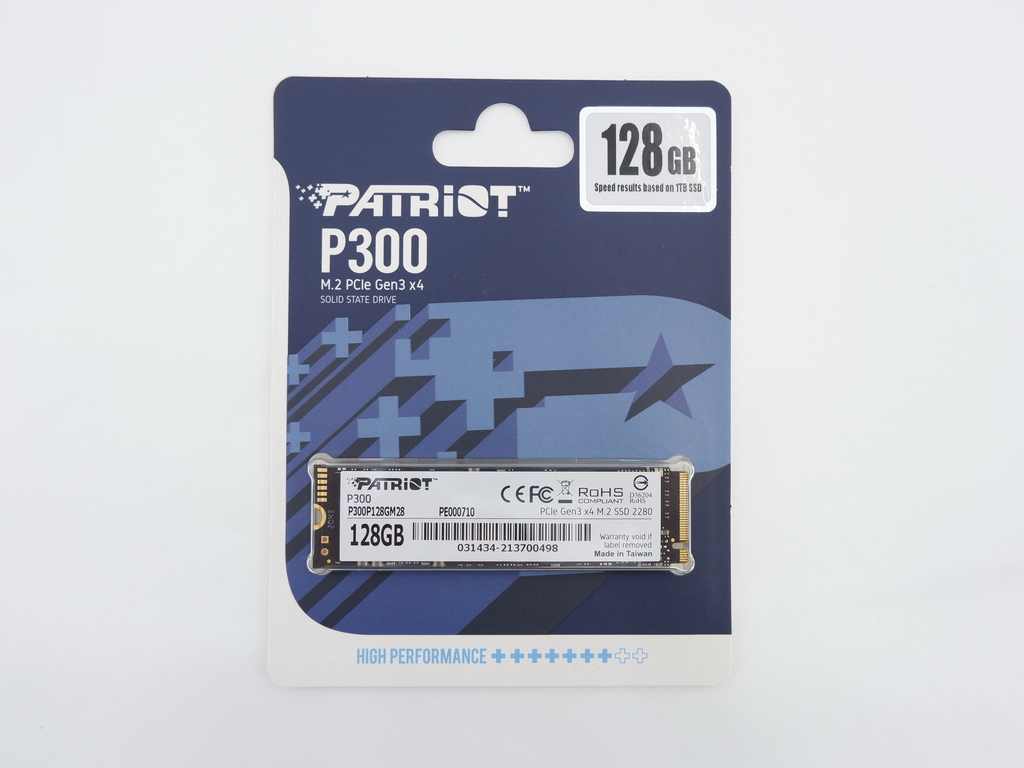 SSD жесткий диск 128GB M.2 2280 M Key PATRIOT P300P128GM28 PATRIOT P300  - Pic n 296962