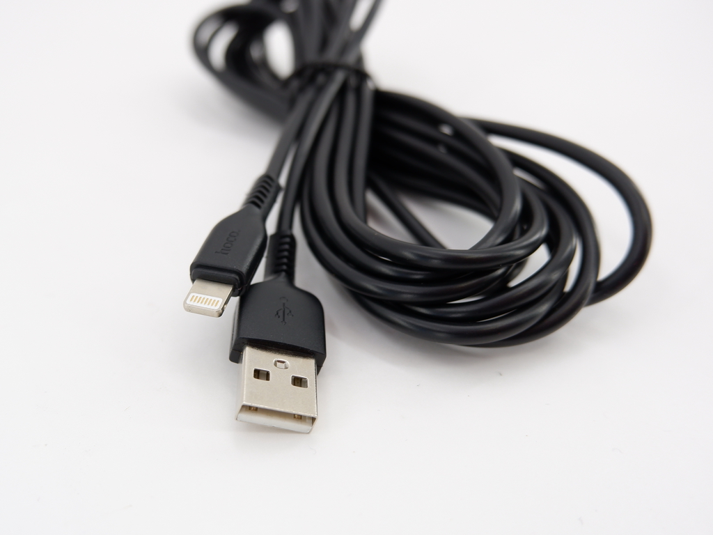 Кабель USB- Lightning 2.4А, 3 метра, черный - Pic n 297787