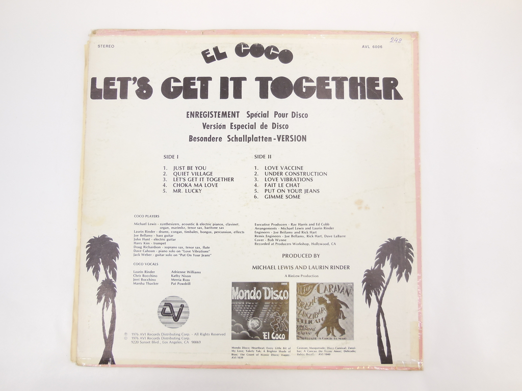 Пластинка El Coco — Lets get it together - Pic n 299440