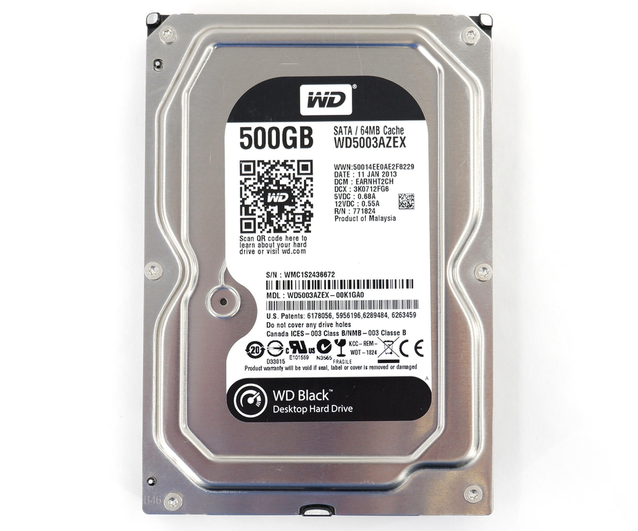 Жесткий диск 3.5" SATA 500GB WD Black - Pic n 270092