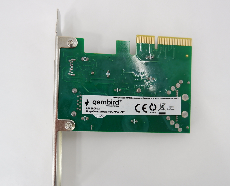 Контроллер PCI-E USB порт + Type-C SPCR-02 Gembird - Pic n 299605