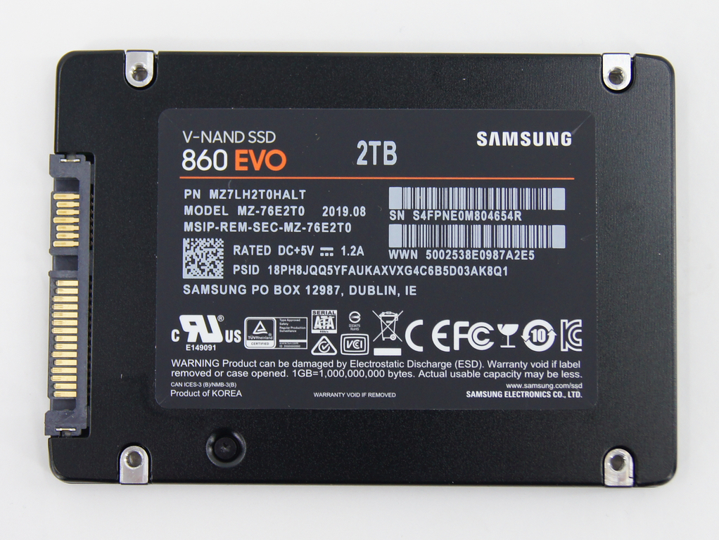 Накопитель SSD SATA 2TB Samsung 860 EVO - Pic n 299646