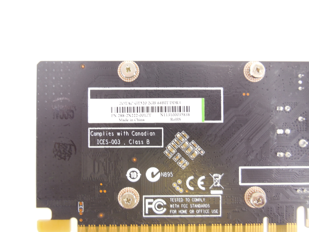 Видеокарта Zotac GeForce GT520 2Gb LP - Pic n 260991