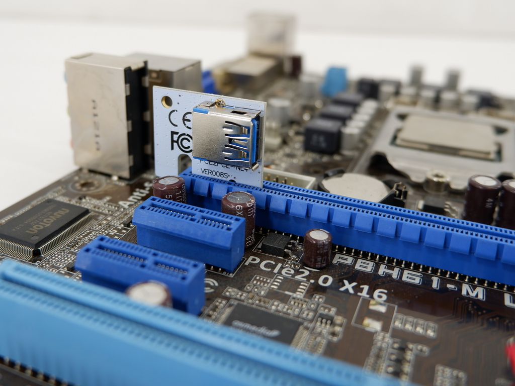 Переходник райзера USB 3.0 to PCI-E PCE2PCE-NL4 - Pic n 299740