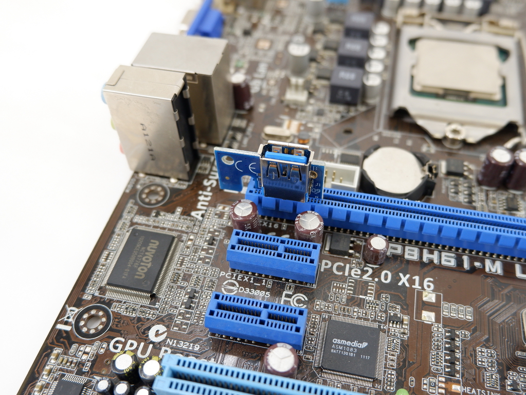 Адаптер райзера PCI-E 1X to USB PCE2PCE-N09 - Pic n 299741