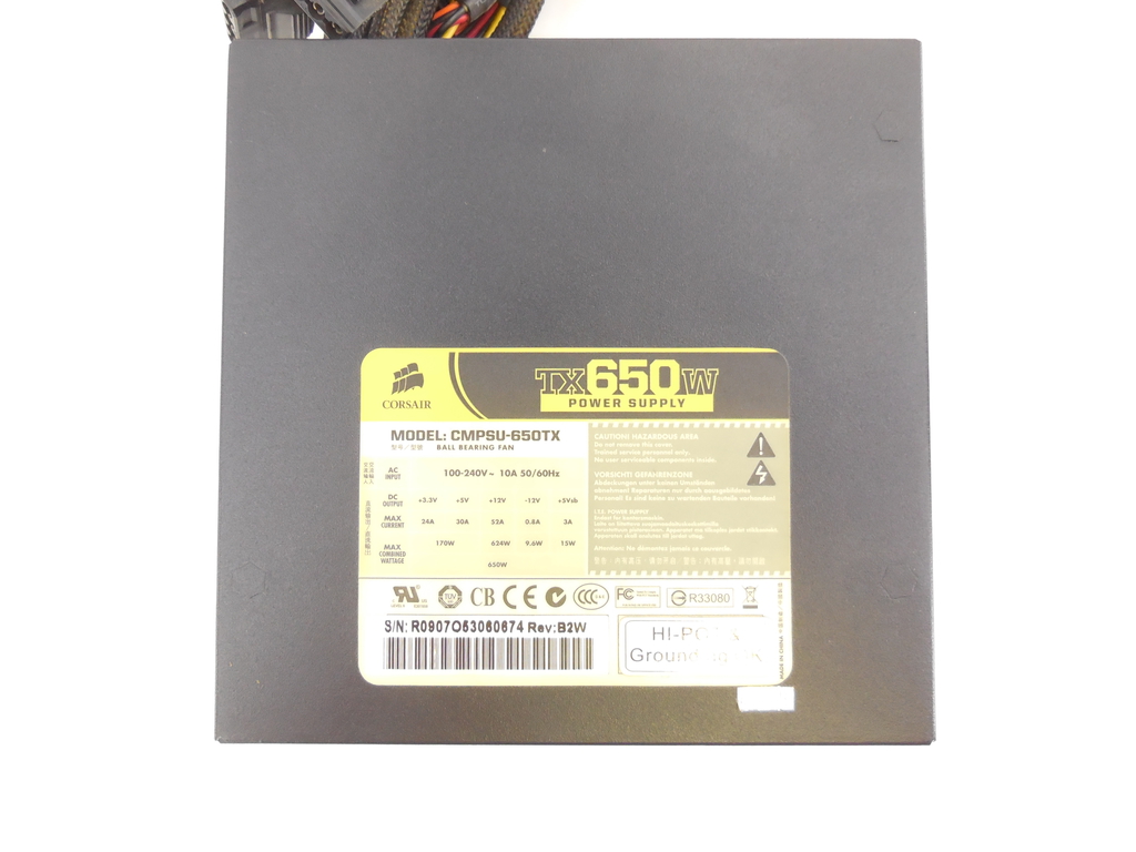 Блок питания Corsair CMPSU-650TX 650W - Pic n 299967