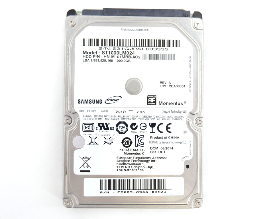 Жесткий диск 2.5" 1TB SATA Seagate Samsung - Pic n 271111