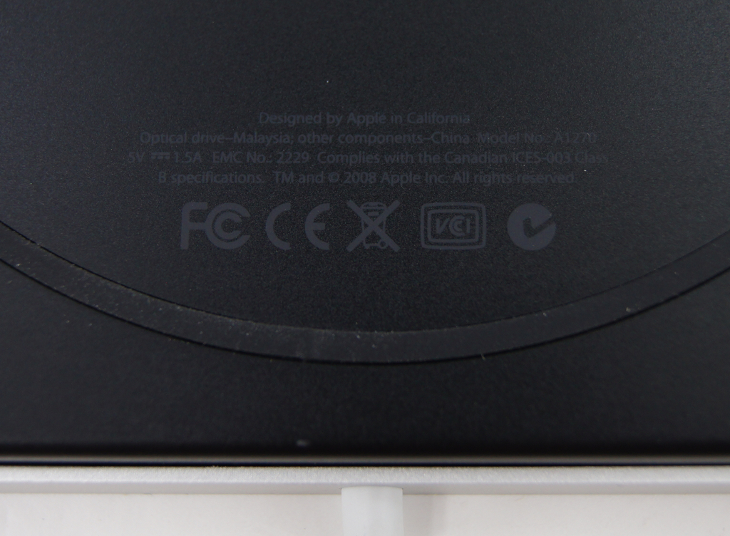 Внешний привод USB DVD-RW Apple SuperDrive A1270 - Pic n 301023