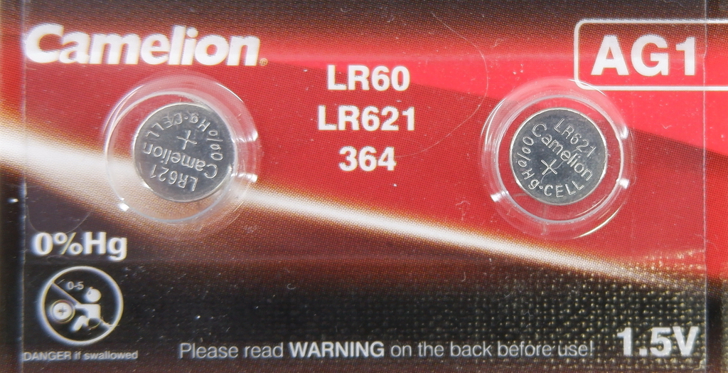 Батарейка Camelion G1 364A-LR621-164 1.55V 1шт. - Pic n 301453