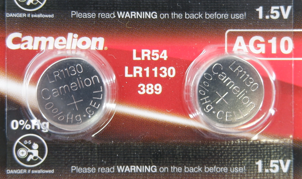 Батарейка Camelion G10 389A-LR1130-189 1.55V 1шт. - Pic n 301456