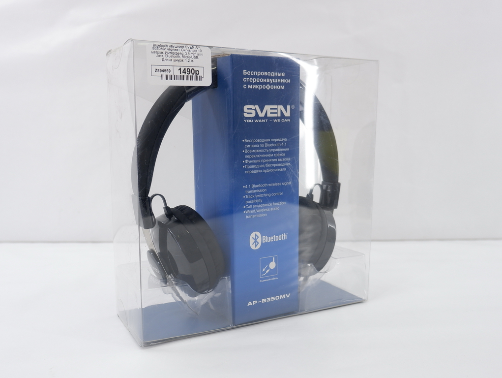 Bluetooth наушники SVEN AP-B350MV чёрная - Pic n 301588