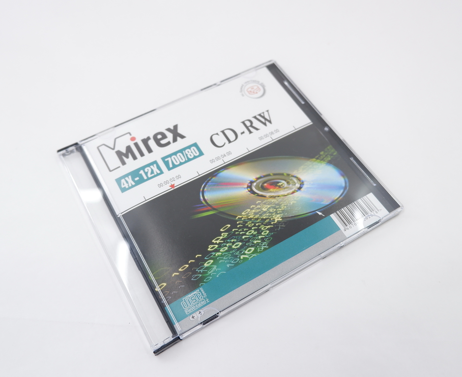 Болванка Mirex CD-RW 700MB Перезаписываемая - Pic n 289403