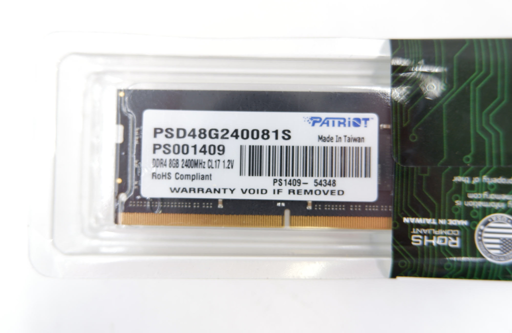 Оперативная память SO-DIMM DDR4 8GB Patriot - Pic n 301759