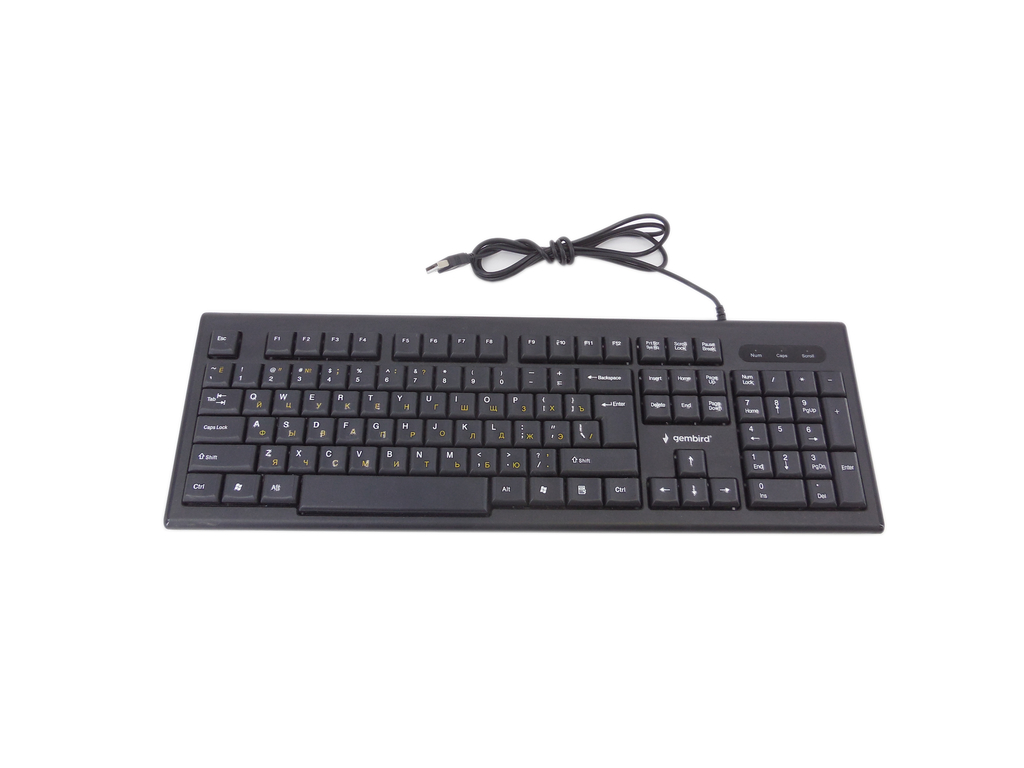 USB Клавиатура Gembird стандартная чёрная - Pic n 301980