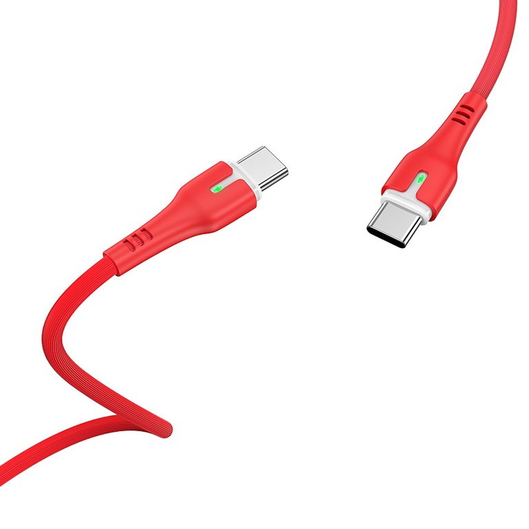 Кабель USB-C HOCO X45 Type-C на Type-C 3A 1м RED - Pic n 302194