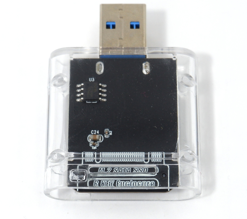 Внешний USB3.0 адаптер для SSD M.2 SATA - Pic n 302236