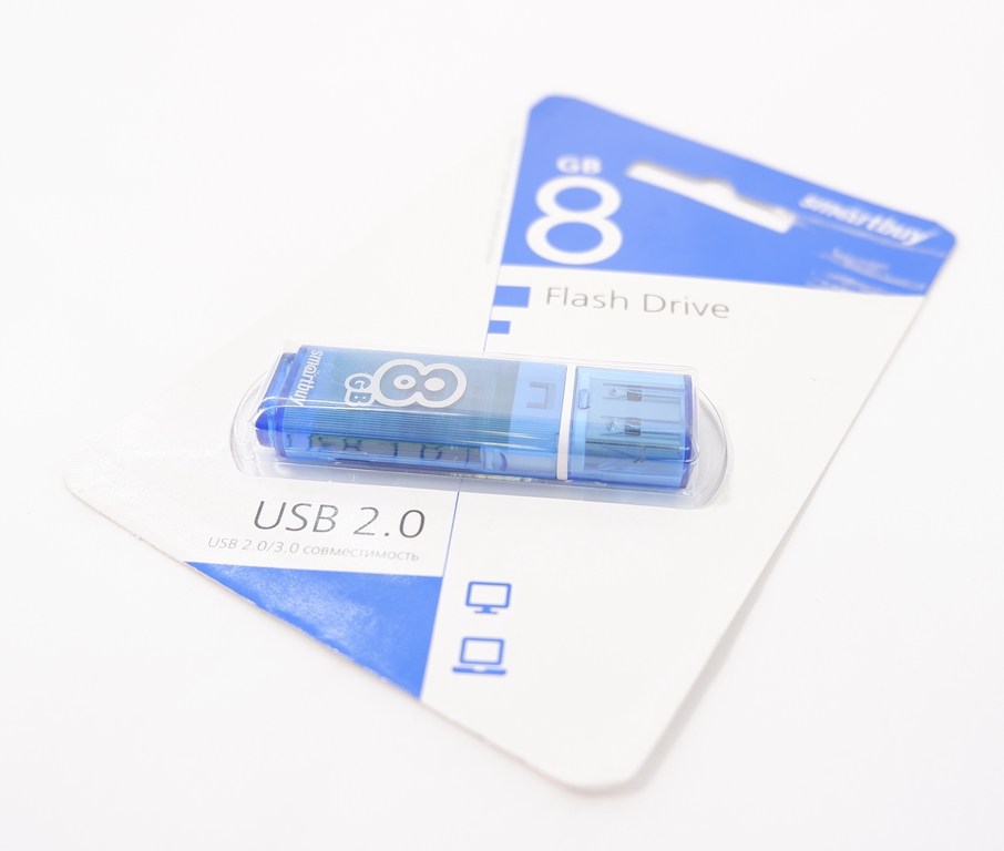 USB Flash Drive 8Gb Glossy Blue - Pic n 303299