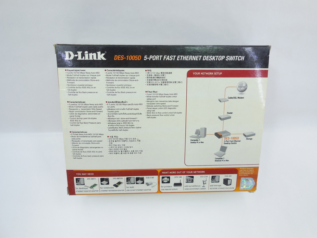 Коммутатор D-Link DES-1005D (Rev. K4) - Pic n 305020