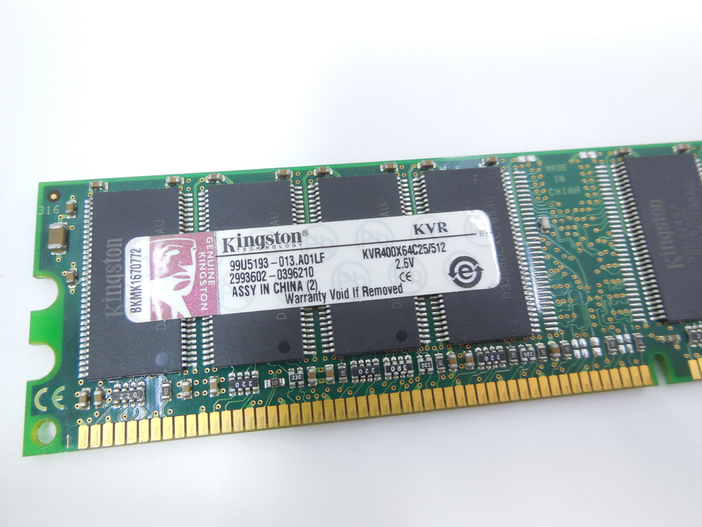Модуль памяти DDR400 512Mb PC-3200 Kingston - Pic n 305500