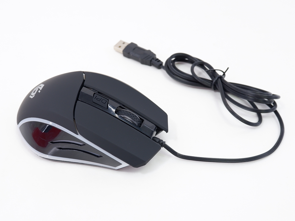 Игровая мышь Gembird MG-500 Black USB, подсветка черный - Pic n 303184