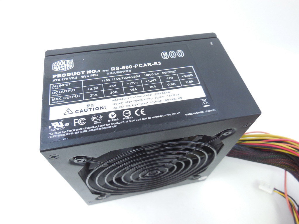 Блок питания ATX 600W CoolerMaster RS-600-PCAR-E3 - Pic n 264861