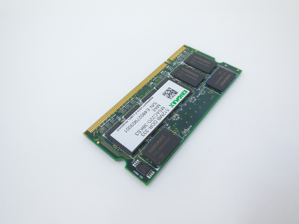 Памяти So-Dimm DDR333 512Mb KingMax MSAC22D-38KS3 - Pic n 306467