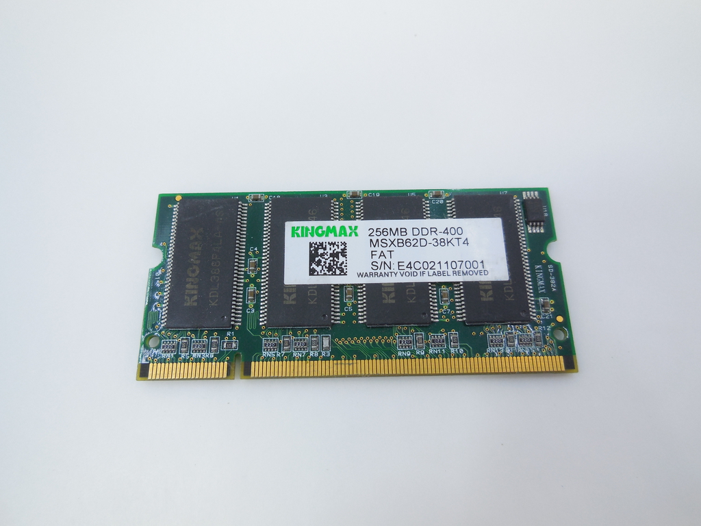 Памяти So-Dimm DDR400 256Mb KingMax MSXB62D-38KT4 - Pic n 306468