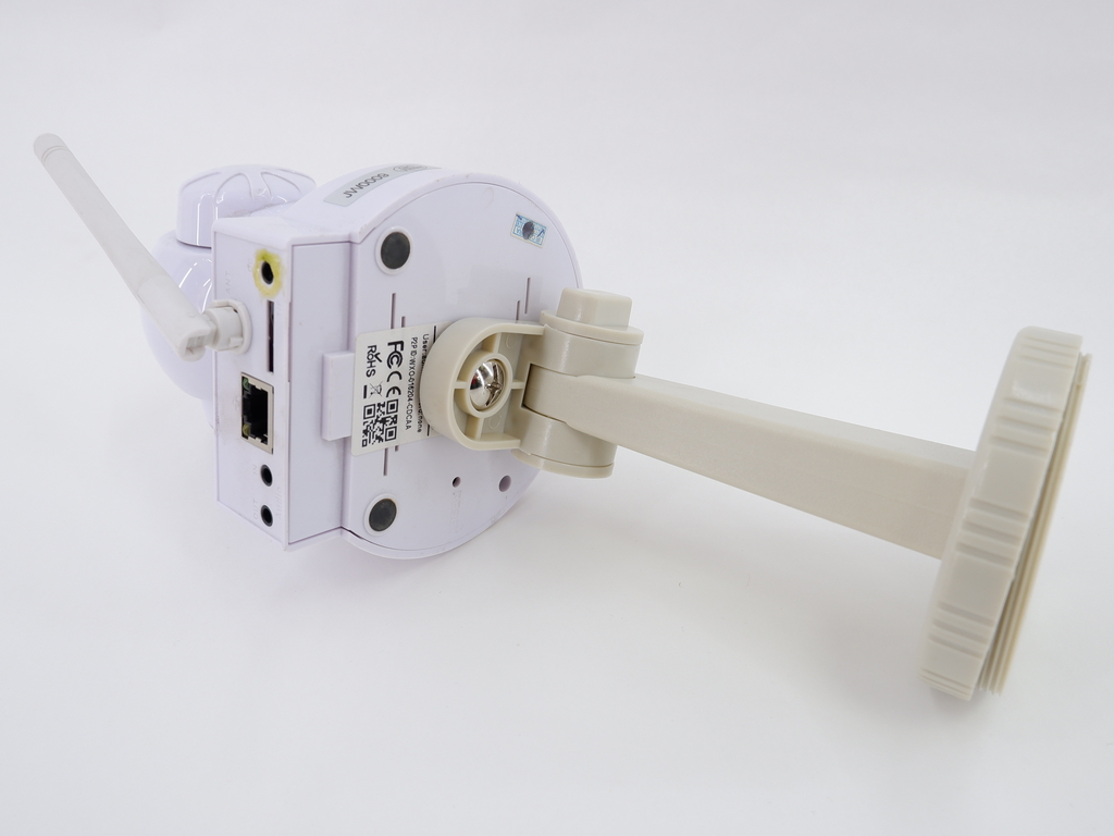 Универсальное Настенное крепление, кронштейн Wi-Fi IP камеры видеонаблюдения 15см с винтом 1/4 дюйма. Цвет белый. CCD Camera Mounting Bracket - Pic n 306586