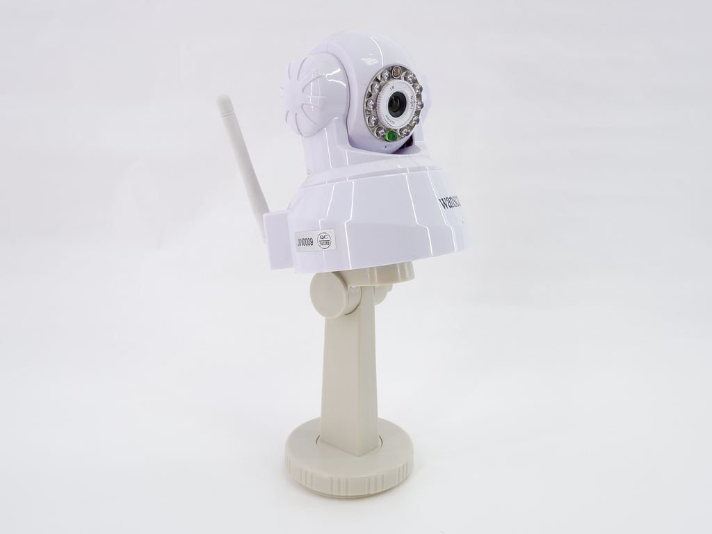 Универсальное Настенное крепление, кронштейн Wi-Fi IP камеры видеонаблюдения 15см с винтом 1/4 дюйма. Цвет белый. CCD Camera Mounting Bracket - Pic n 306586