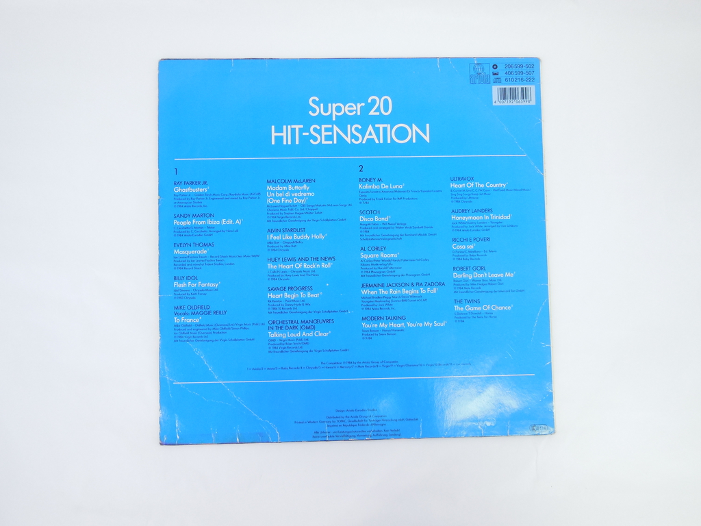 Пластинка Hit-Sensation Super 20 206 599-502 - Pic n 306660