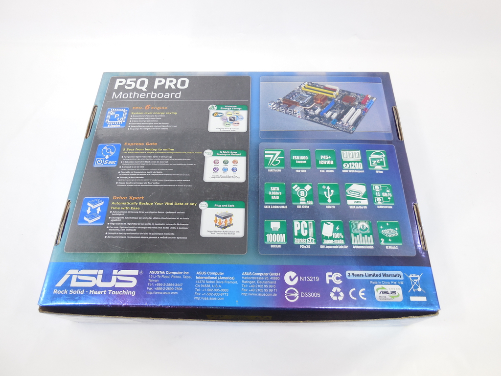 Материнская плата Socket 775 ASUS P5Q PRO - Pic n 307060