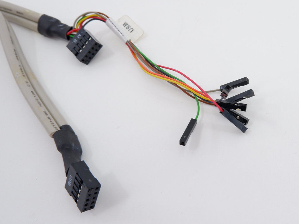 Кабель MB to USB FrontPanel для вывода, с материнской платы USB PWR на переднюю панель ПК, длина 50см, оригинал - Pic n 275034