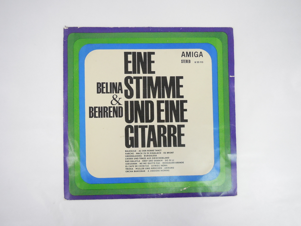 Пластинка Belina &amp; Behrend 8 55 113 - Pic n 307365