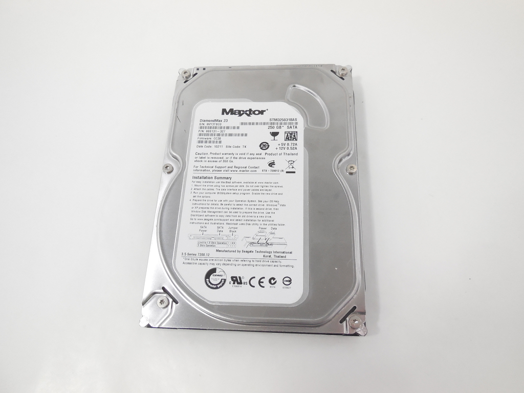 Жесткий диск Maxtor 250 ГБ STM3250318AS - Pic n 307541