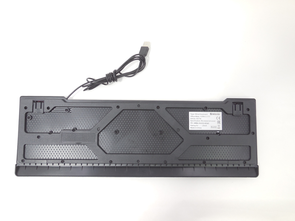 Комплект клавиатура + мышь Defender YORK C-777 черные - Pic n 307547