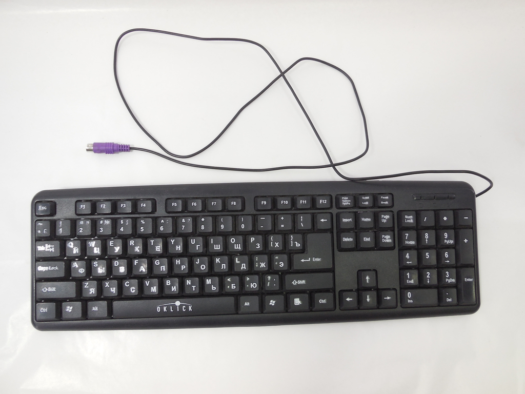 Клавиатура Oklick 180M Black Новая в коробке - Pic n 307551