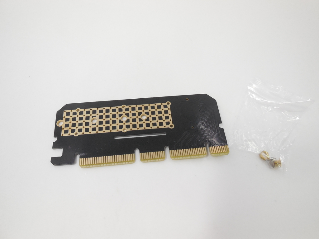 Адаптер переходник PCI-E x16 x8 x4 на M.2 NVME - Pic n 307733