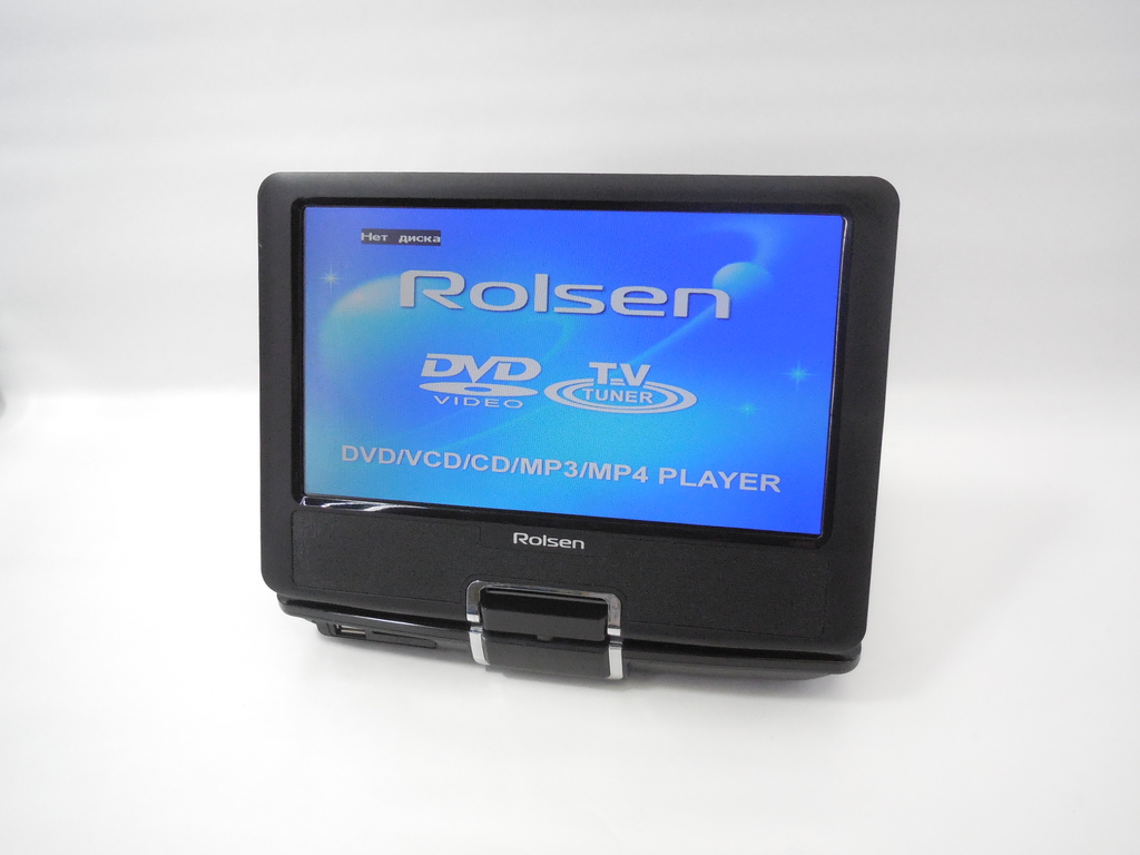 Портативный DVD- Плеер Rolsen + TV RPD-HD900