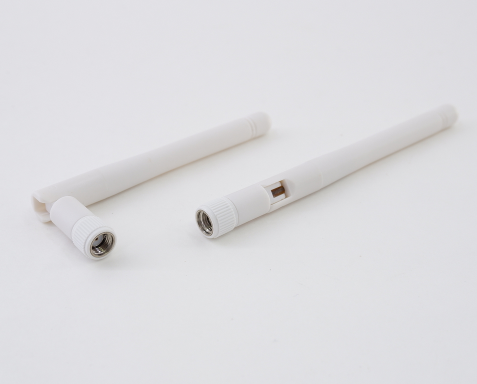 Wi-Fi антенна 5DBi 2.4G 2DB всенаправленная SMA Female 11cm, Прямая или угловая для роутеров, цвет Белый 1шт. - Pic n 308022