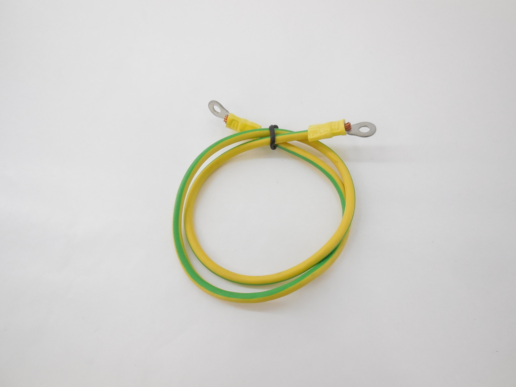 Провод заземления медный RC19 PZ-4-500 желто-зеленый с клеммами (кольцо — кольцо) - Pic n 308207