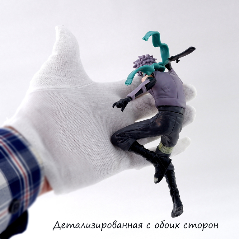 Фигурка NARUTO “Kakashi Hatake” Какаси Хатакэ 17,5 см в подарочной коробке. Съёмная маска и меч в комплекте. Лицензия. - Pic n 308298