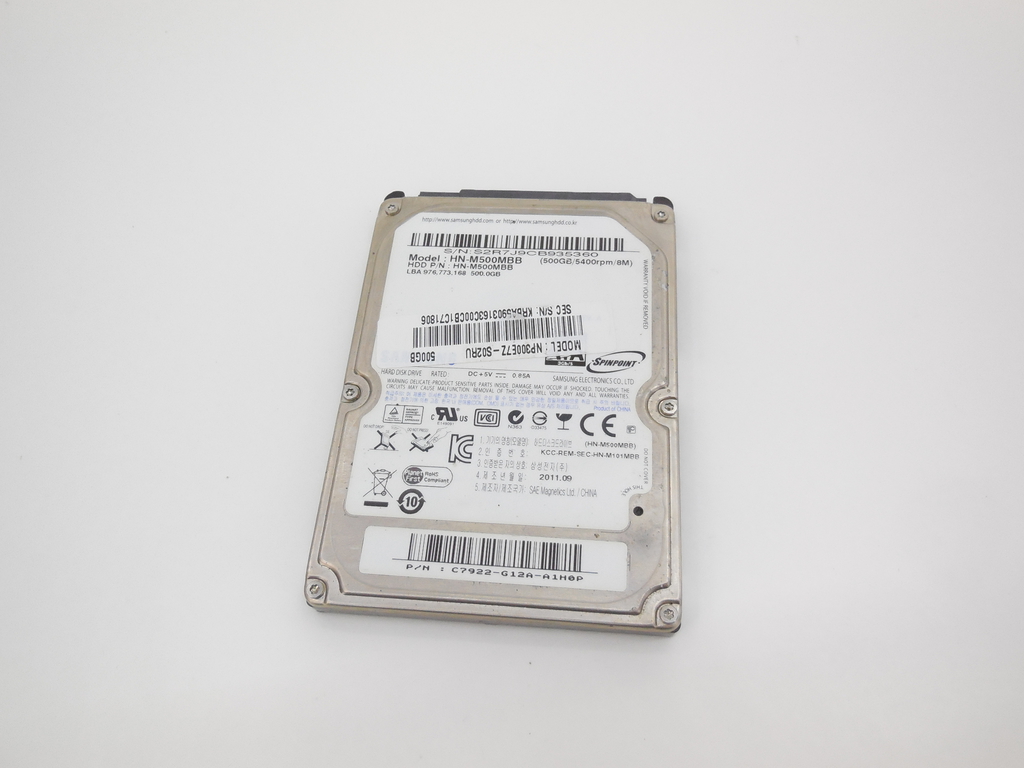Жесткий диск 2.5" 500Gb Samsung HN-M500MBB - Pic n 309112