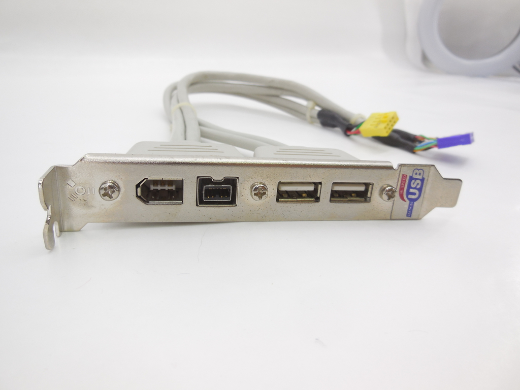 Планка портов на заднюю часть корпуса 2x USB 2.0 + FireWire 1394a (6pin) + FireWire 1394b (9pin) - Pic n 309139