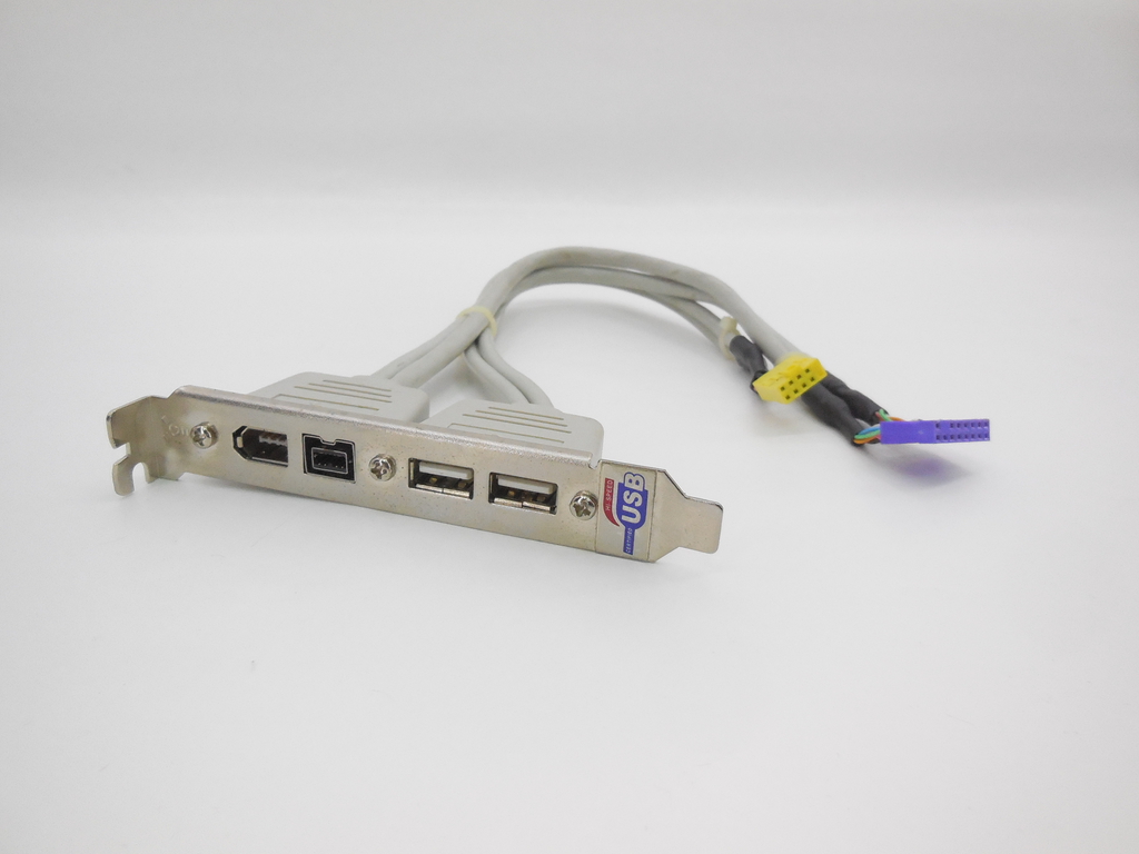 Планка портов на заднюю часть корпуса 2x USB 2.0 + FireWire 1394a (6pin) + FireWire 1394b (9pin) - Pic n 309139