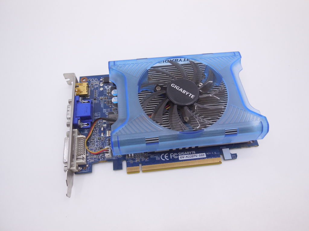 Видеокарта PCI-E GIGABYTE GV-N220TC-1GI GeForce GT 220 512Mb (Turbo Cache Up to 1Gb) - Pic n 309273
